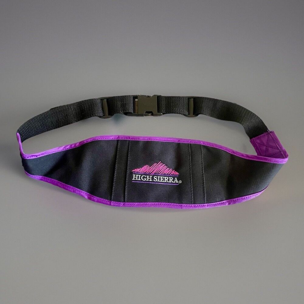 Vintage 1990's High Sierra Fanny Waist Pack Teal And Purple